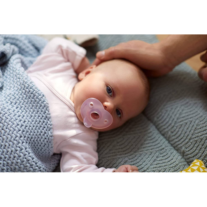 Sucettes Avent Soothie Rose Fille 0-6 mois Philips Avent - 5