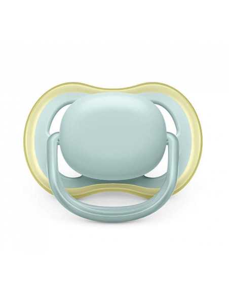 Sucettes Avent Ultra Air 0-6 mois Bleu jaune