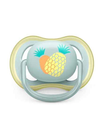 Sucettes Avent Ultra Air 0-6 mois Ananas Cerise