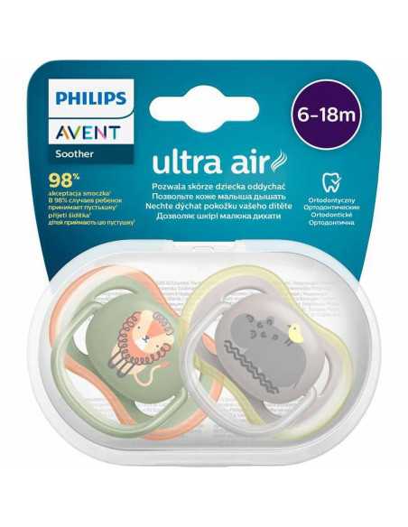 Sucettes Philips Avent Ultra Air 6-18 mois Lion Ours Philips Avent - 2
