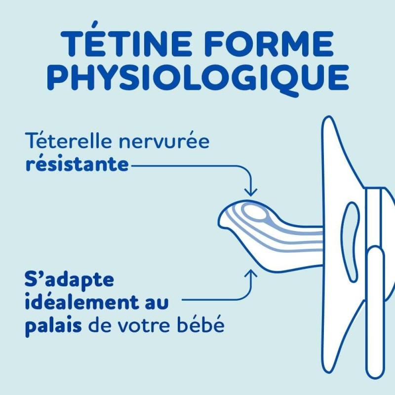 Sucette Dodie Physiologique Bateau et Baleine 6 mois+ x 2 Dodie - 3
