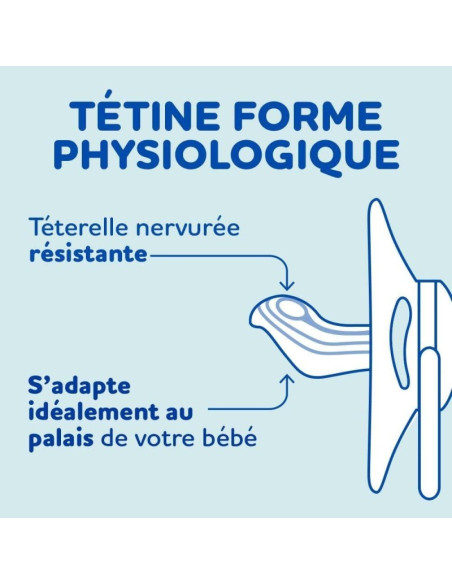 Sucette Dodie Physiologique Bateau et Baleine 6 mois+ x 2 Dodie - 3