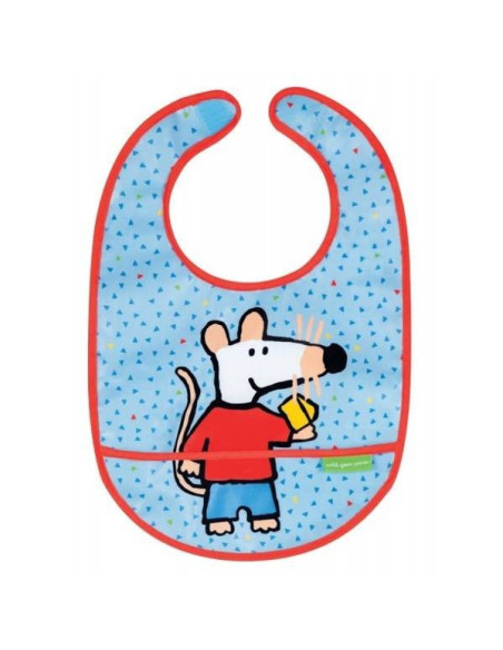 Bavoir bébé Mimi la Souris - 25 x 38 cm