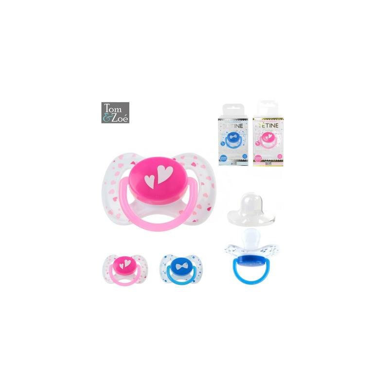 Tom & Zoé - Sucette Prestige avec Embout de Protection - 6/18 mois  - 1