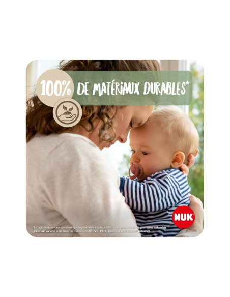 NUK for Nature sucette 18-36 mois Terracotta Latex Nuk - 4