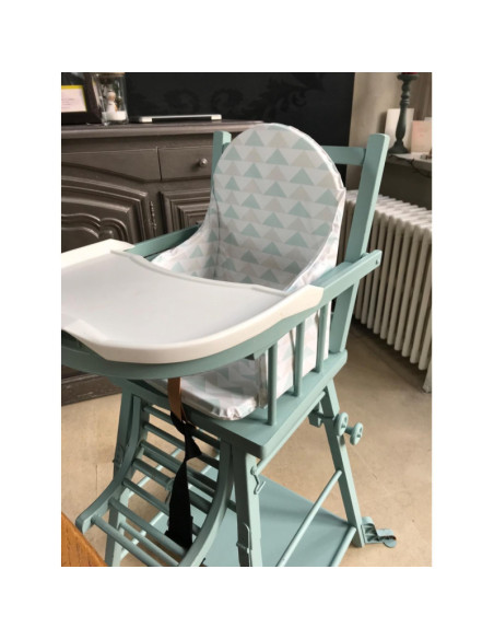 Babycalin Coussin de chaisse imperméable motif losange rose Babycalin - 1