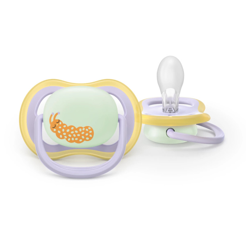 Philips Avent Sucette Nuit Ultra Air 0-6 mois Papillon/Chenille