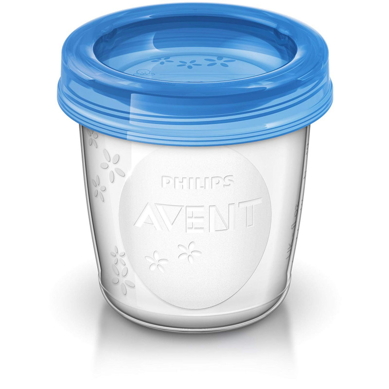 Philips Avent 5 Pots de Conservation avec Couvercles Vissables 180 ml Plastique Philips Avent - 1